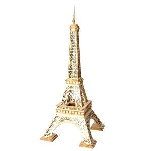 DIY つくるんです！ 3Dウッドパズル エッフェル塔 664747-TG501