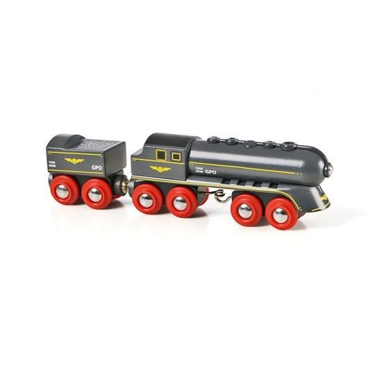 BRIO ブリオ 黒い特急列車 33697 | おもちゃ 木のおもちゃ 電車 汽車 レールセット 木...