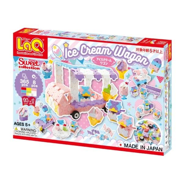 おもちゃ ブロック 知育玩具 5才 LaQ ラキュー スイートコレクション アイスクリームワゴン L...
