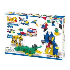 おもちゃ ブロック 知育玩具 5才 LaQ ラキュー ベーシック 400・ファーストセット L7940 ヨシリツ 日本製 誕生日 プレゼント｜morinokobito