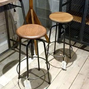 アイアン カウンター チェア インダストリアル アンティーク バー
