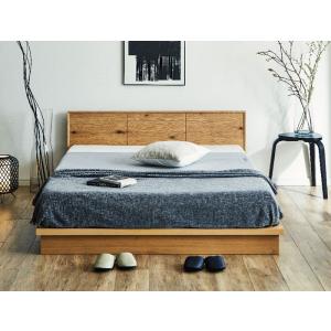 ベッド ダブルベッド フレーム 木製 節あり ナチュラル 北欧 シンプル おしゃれ 高級感 ロータイ...