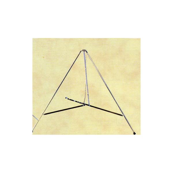 【旗用品】三脚台 経9mm クロームメッキ製