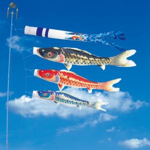 こいのぼり 錦鯉 ワタナベ 鯉のぼり 天華 8m 6点 鯉3匹 大型セット ポール別売り