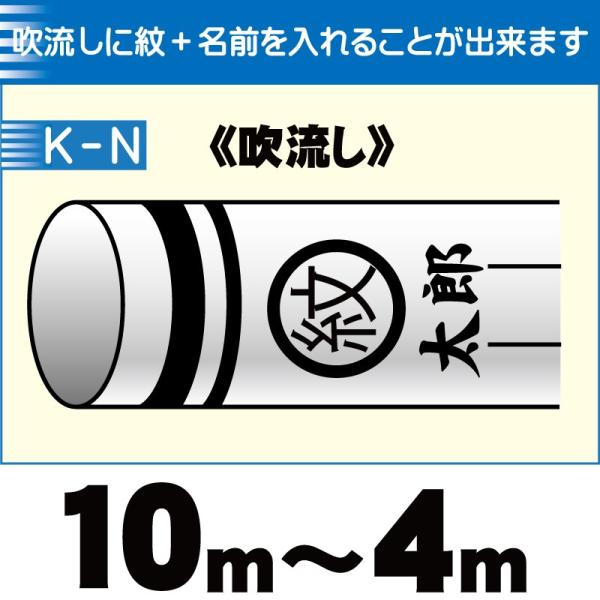 錦鯉鯉のぼり 吹き流し 加工代 家紋入れ＋名入れ 吹流しサイズ 10m〜4m※名入れ・家紋の加工ペー...