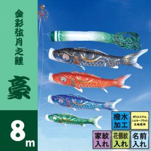 こいのぼり 徳永 鯉のぼり 豪 8m 7点 鯉4...の商品画像