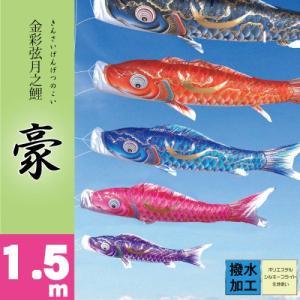 徳永鯉 鯉のぼり 庭用 真・太陽 3m 7点 庭園用 ガーデンセット 鯉4匹