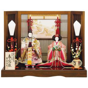 雛人形 皇華立雛親王飾り406 ゆうき作 江戸木目込人形 【店頭展示品