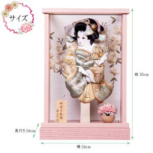 羽子板 ケース飾り 8号 舞 アクリルケース ...の詳細画像1