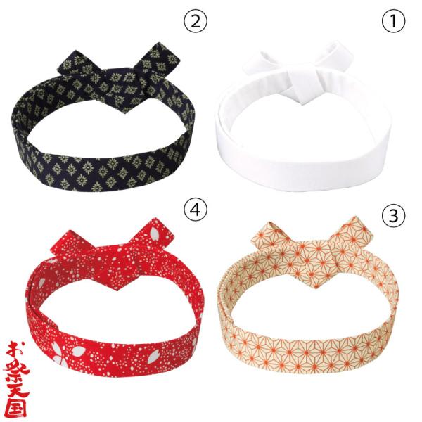 【お祭り小物】ワンタッチ祭りはちまき（千代結び） C61166・61168-61170
