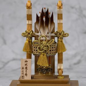 破魔弓 初正月 ケース飾り タモ木目アクリルケ...の詳細画像2