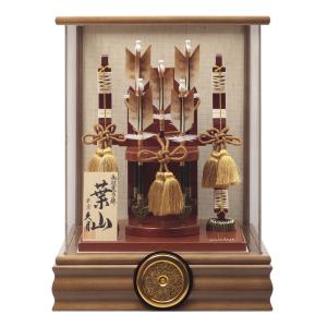 久月 破魔弓 木目前面アクリルケース 葉山 1...の詳細画像1