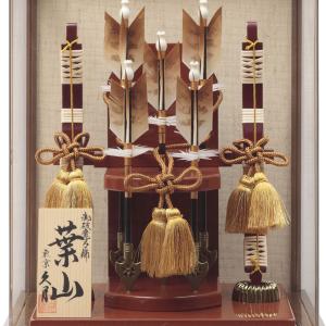 久月 破魔弓 木目前面アクリルケース 葉山 1...の詳細画像2