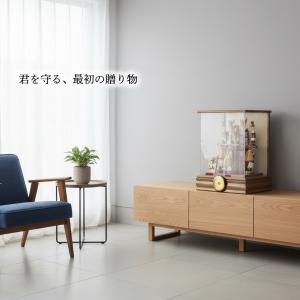 久月 破魔弓 木目前面アクリルケース 葉山 1...の詳細画像4