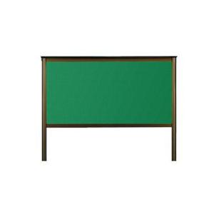 自立型 屋外 掲示板 H900mm×W1800mm （シルバー色） 送料無料 町内会