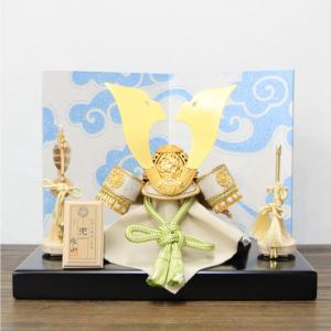 五月人形 おしゃれ 兜飾り 平飾り 鈴甲子雄山作...の商品画像