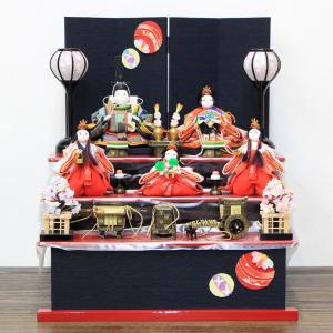 雛人形 三段飾り 京十番正絹丹後ちりめん 辻が花 山本寛斎デザイン親王