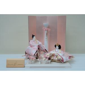 アート&デザイン後藤由香子作　PICCOLOシリーズ　春色のこころ　創作雛人形平飾り