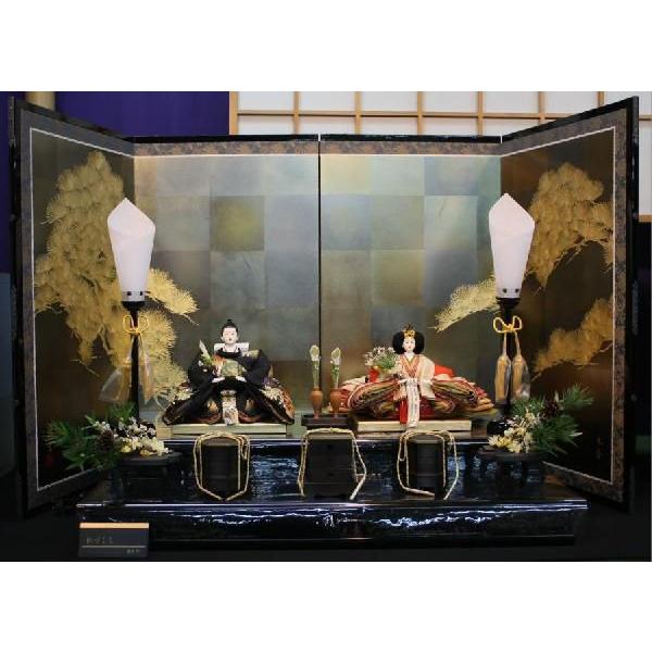 アート&amp;デザイン後藤由香子作 松づくし　創作雛人形平飾り