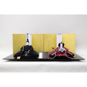 梅印 】 ミニ金屏風 三曲 中幅34cm×高さ16.5cm 屏風 金屏風 びょうぶ