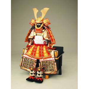 五月人形 兜 鎧 豪華 鎧飾り 鎧平飾り 武士道7号鎧金屏風セット : 人形