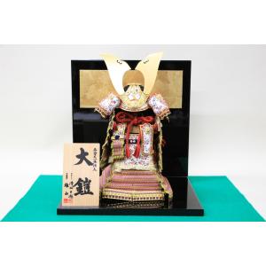 五月人形 兜 鎧 豪華 鎧飾り 鎧平飾り 武士道7号鎧金屏風セット : 人形