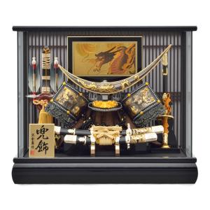 12号 伊達兜 パノラマケース飾り<BR>宝童作...