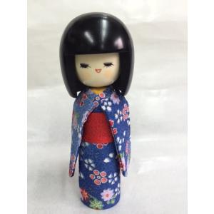 衣裳こけし 静か 赤 衣装 日本のお土産に大人気 日本製 木製 民芸品