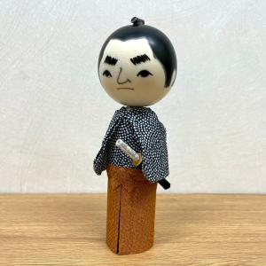 衣裳こけし若侍 日本のお土産に大人気 日本製 木製 民芸品 伝統工芸品