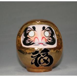 福入りだるま10号金【開運達磨】【縁起だるま】 : 人形のモリシゲ