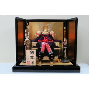 100周年記念祭】五月人形 平安一水 兜単品 兜飾り 金小札赤糸縅 10号