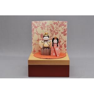 雛人形 おしゃれ コンパク 親王飾り 木目込み人形 立雛 幸一光作 梢