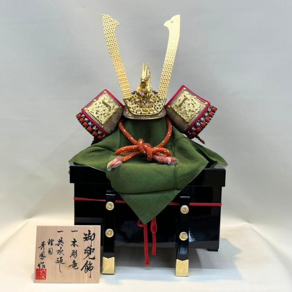 五月人 兜飾り 単品 20号 銀杏兜 初節句 御祝い プレゼント 伝統工芸品 外国人 お土産