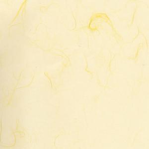 雲竜紙 機械漉 繊維入り 光沢あり 黄色 小判 32x45cm