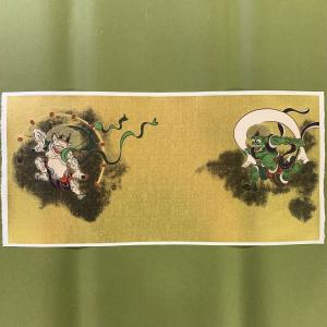 木版 手摺り和紙 京千代 歌舞伎 隈取柄 62 小判 厚手 26 x 38cm : 森田