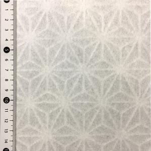 透け感のある和紙 特花麻 麻の葉柄 白 菊判 ...の詳細画像2