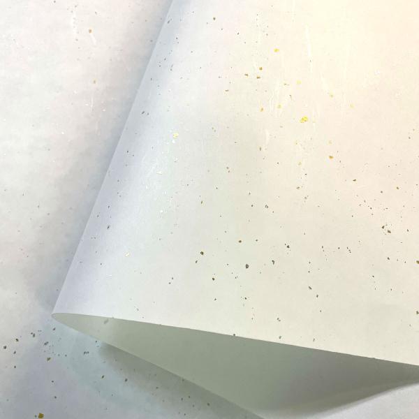 金銀振り大礼紙 機械漉 白地 金銀のちり入り 4/6判 大判 80x110cm