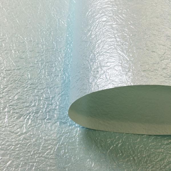 パールもみ紙 パステルカラー 水色 ライトブルー 大判 80ｘ110cm 4/6判