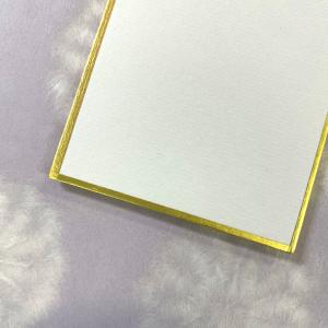 短冊 並幅 白無地 金縁の詳細画像1