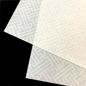 透け感のある和紙  特リンズ 綾子 綸子 白 菊判 大判