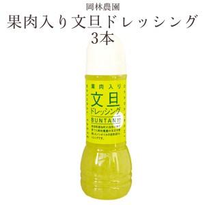 ぶんたん果肉入り 文旦ドレッシング　3本　岡林農園