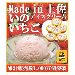 高知アイス Made in 土佐 いのいちごアイスクリーム6個 べにほっぺ