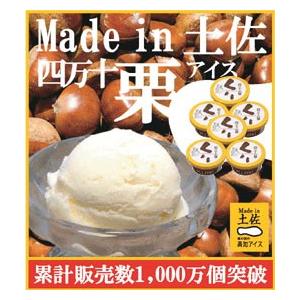 高知アイス　四万十栗アイス ６個 しまんとくり クリ アイスクリーム Made in土佐