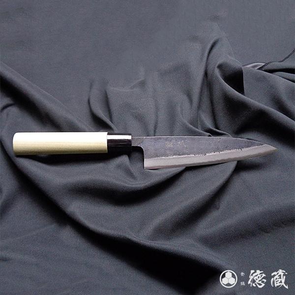 黒打ち捌き包丁　165mm 両刃 青紙2号 朴 日本製 徳蔵刃物 TOKUZO KNIVES t20...