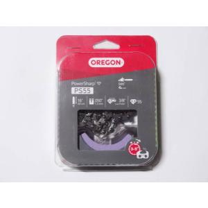 チェーンソー オレゴン パワーシャープ チェーン PS55 55コマ 砥石付き 16" 40cm O...