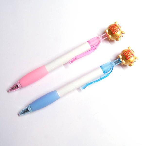 横浜中華街名物・開運 金ブタ ボールペン　２色セット