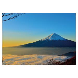 富士山 雲海 日本の風景 ポスター 選べる5サイズ インテリア 人気アートポスター