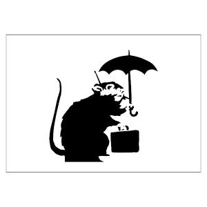 BANKSY ラット&アンブレラ バンク...の商品画像
