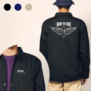 BORN TO RIDE コーチジャケット バイカー バイク チョッパー アメカジ
