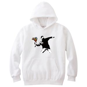 Banksy バンクシー パーカー Love ...の詳細画像1